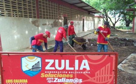 Gobernación zuliana continúa con el Plan de recuperación de espacios públicos