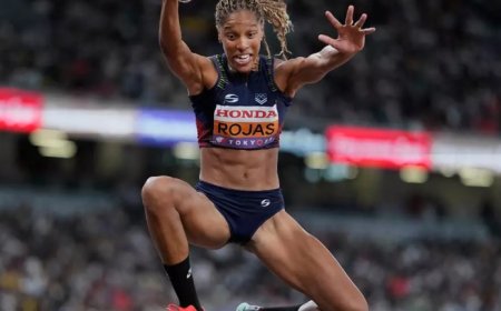 La Reina del Salto Triple volvió