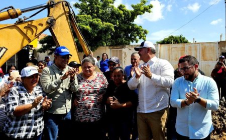 7 mil familias del oeste de Maracaibo felices con sustitución de 100 metros de colectores