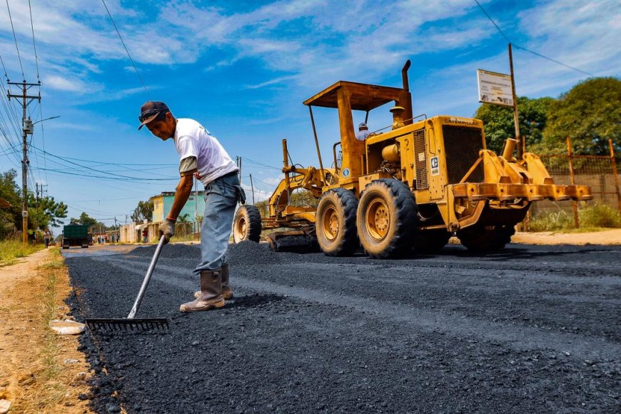 Arrancó en Cabimas Plan Estadal de Asfaltado con 5 mil toneladas en caliente