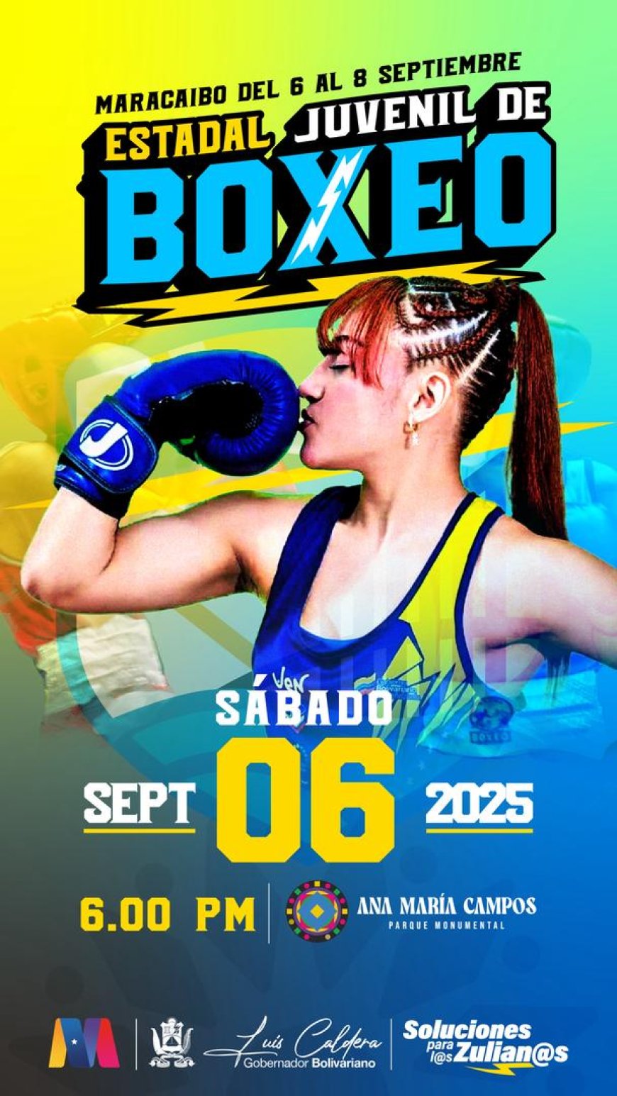 Narices chatas de 10 municipios en el Estadal Juvenil de Boxeo en Maracaibo