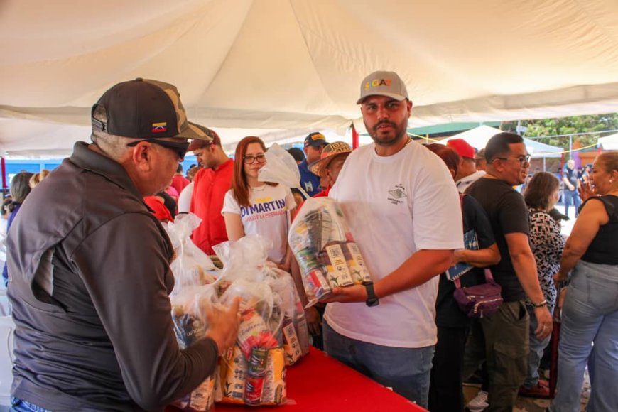 En Cristo de Aranza más de mil familias beneficiadas en la Megajornada Integral de Di Martino