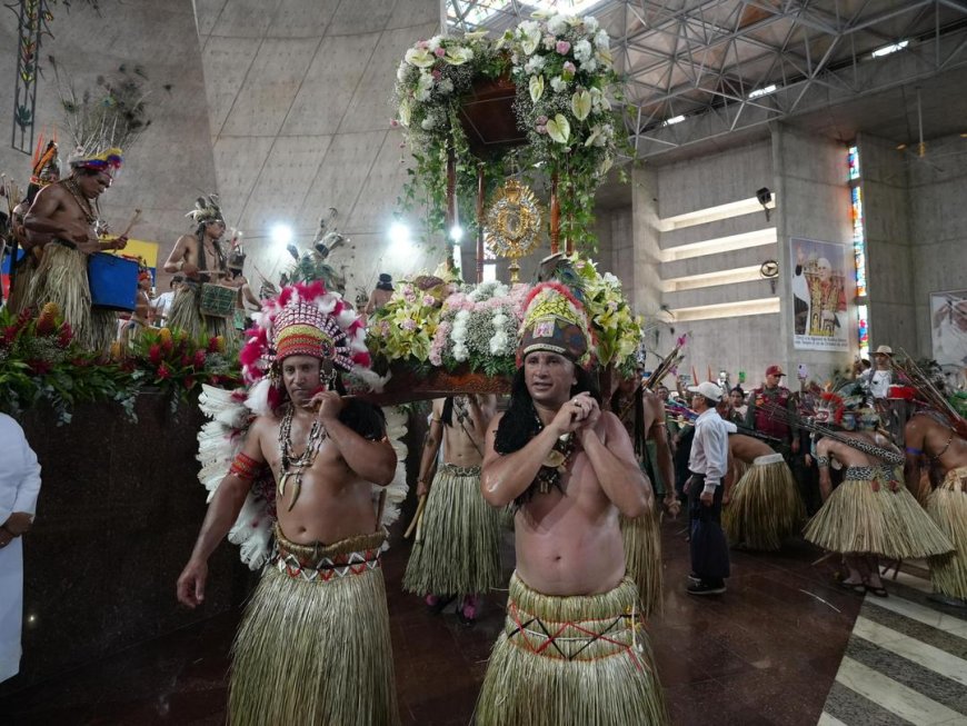 Gobernador Caldera en Guanare en celebración de los 373 años de la Virgen de Coromoto