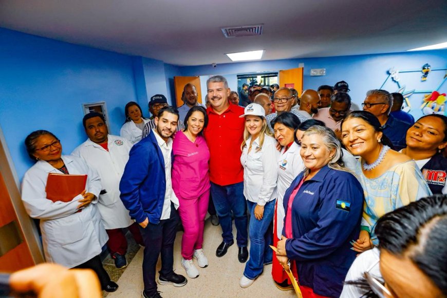 Gobernador Caldera inauguró dos pabellones y reactiva cinco cupos de UCI en el Hospital General del Sur