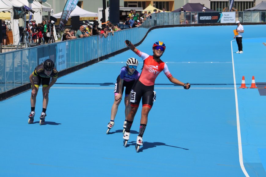 Patinadora venezolana sigue arrasando en Europa