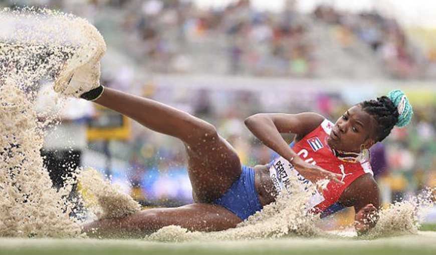 Cubaana Leyanis Pérez oro: derrotó a dos campeonas en el Mundial de Atletismo