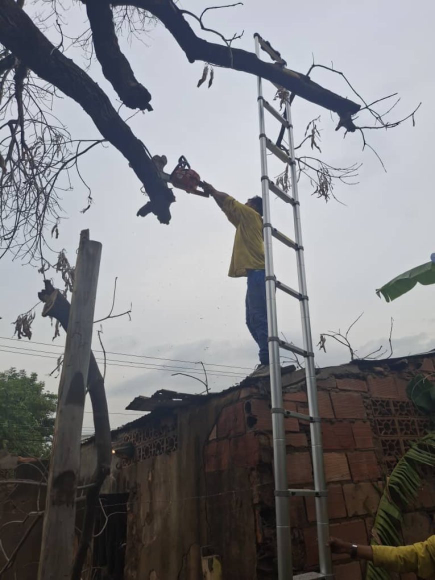 NO HUBO DAÑOS. Cañadas fluyeron durante el aguacero porque Di Martino las limpió