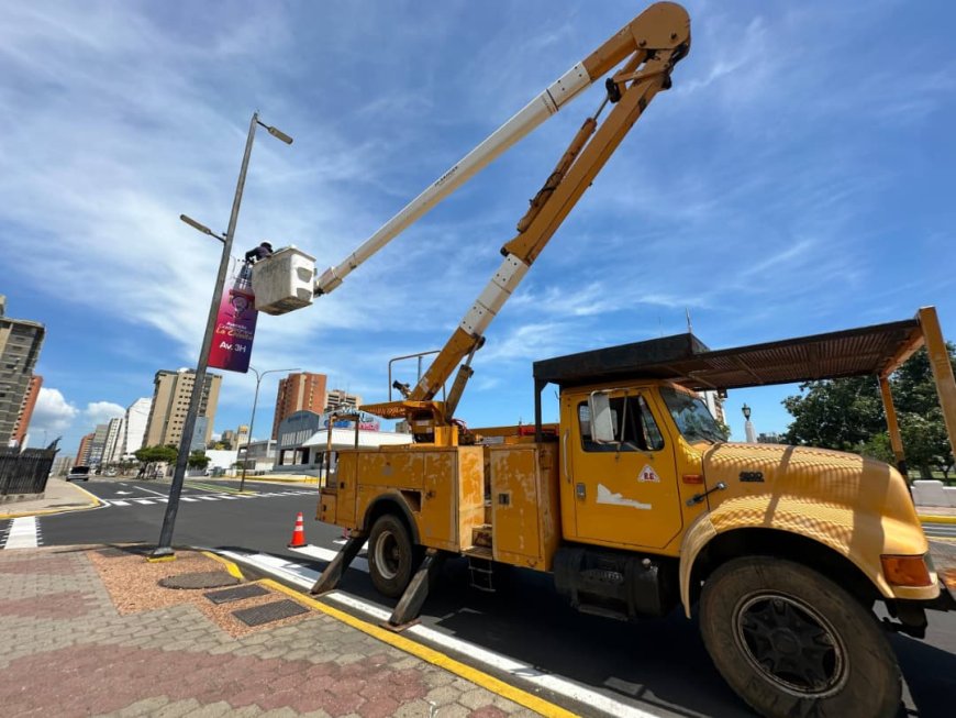 Di Martino iluminó otros 4 kilómetros de alumbrado público de Maracaibo
