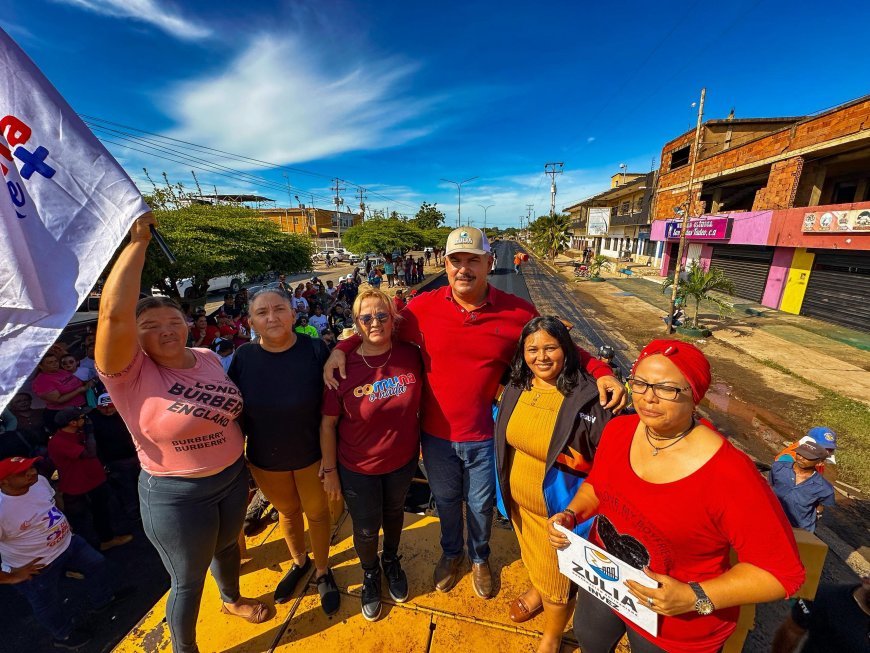 Muy productiva la gira del Gobernador Luis Caldera por el municipio Miranda 