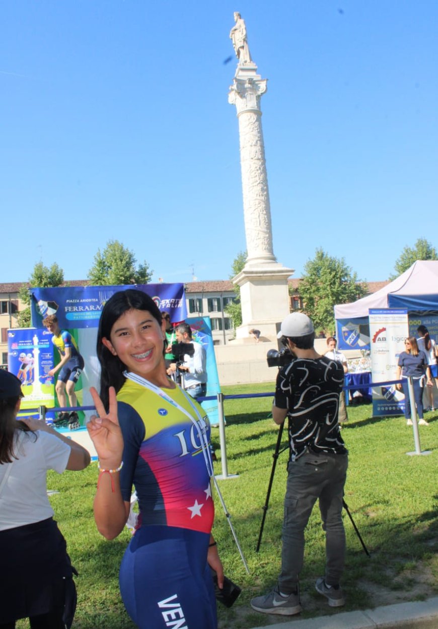 Patinadora venezolana Jessire Rivas sobrada en Europa