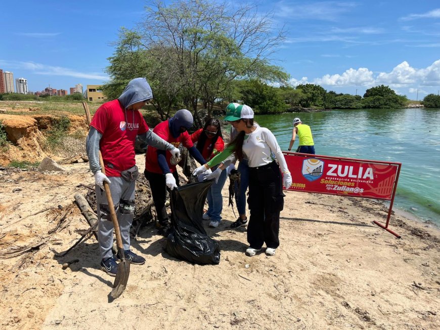 Gobernación del Zulia celebra Día Mundial de las Playas saneando el Lago