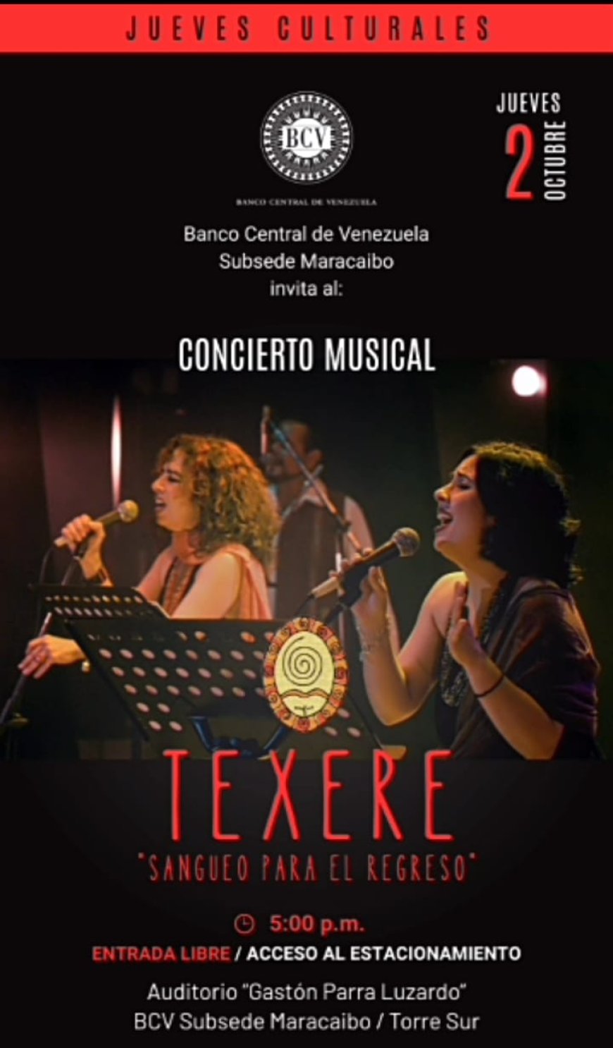 TEXERE en concierto: Sangueo para el regreso