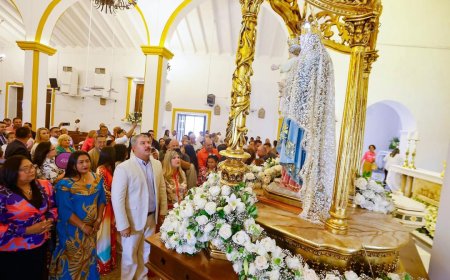 Gobernador Caldera acompaña a Rosario de Perijá en la festividad de su Patrona
