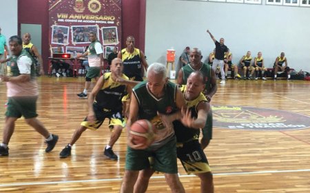 BASQUET MAS 60: Cayó el invicto de Leyendas de Ocumare