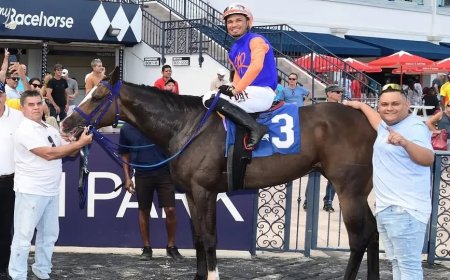 Trainner venezolano Eduardo Luces ganó su primera carrera en USA