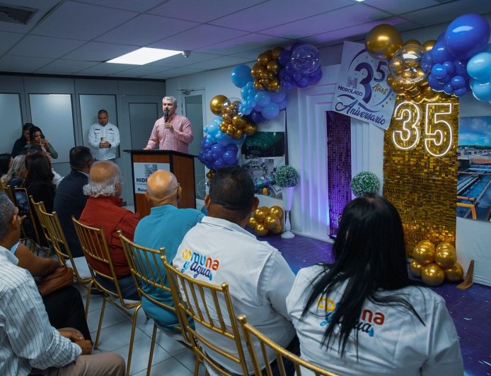 Gobernador Caldera destacó logros hídricos en los 35 años de Hidrolago