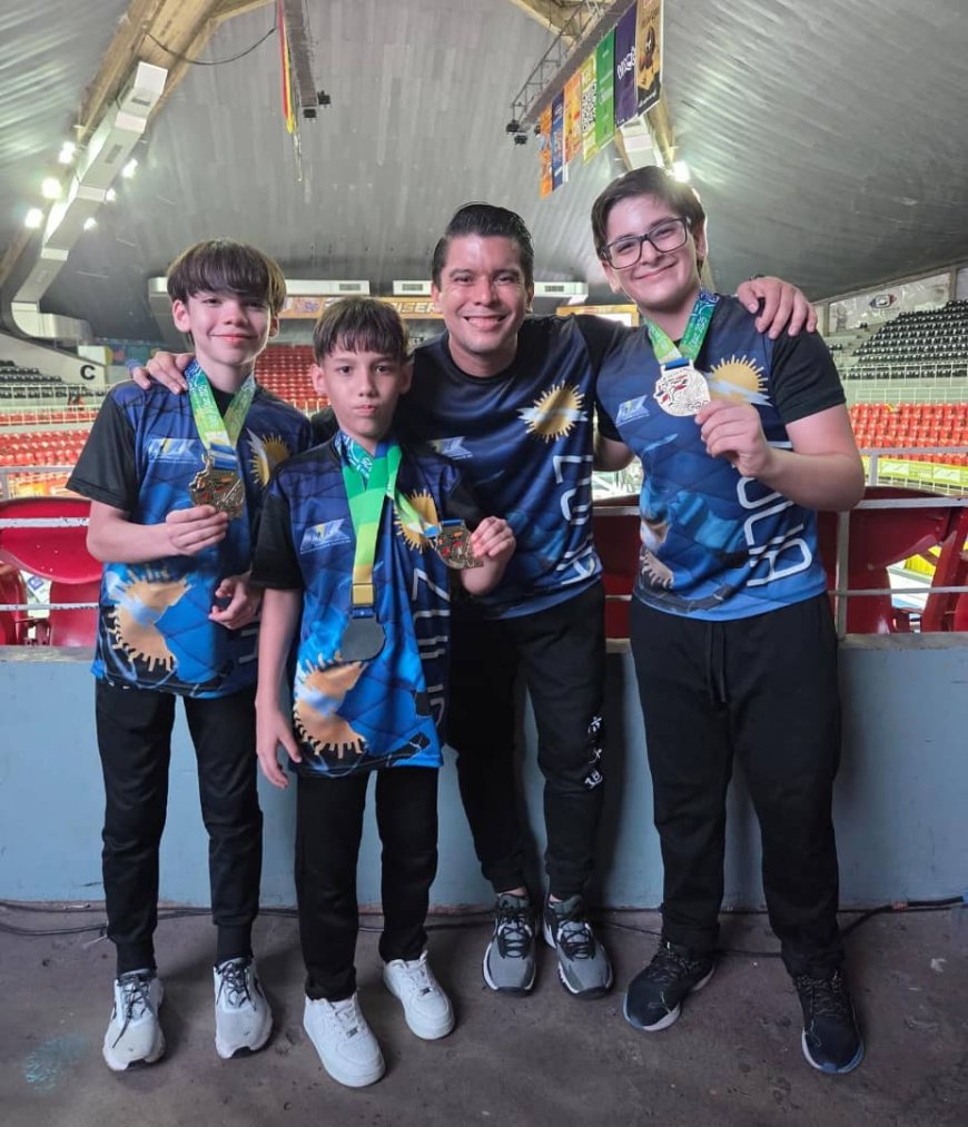 4 de oro, 2 plata y un bronce logró el Dojo Tenshikan del Zulia