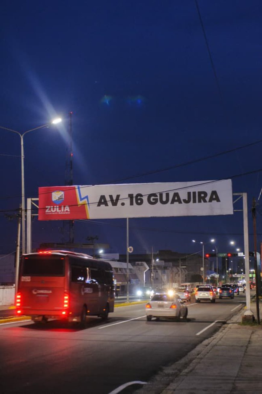 100 días de gestión,100 kilómetros de iluminación