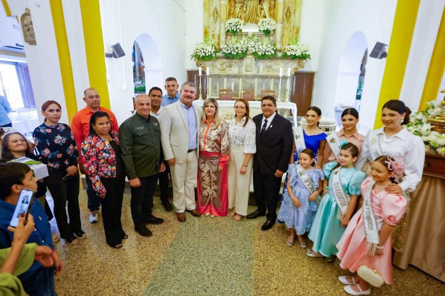 Gobernador Caldera acompaña a Rosario de Perijá en la festividad de su Patrona
