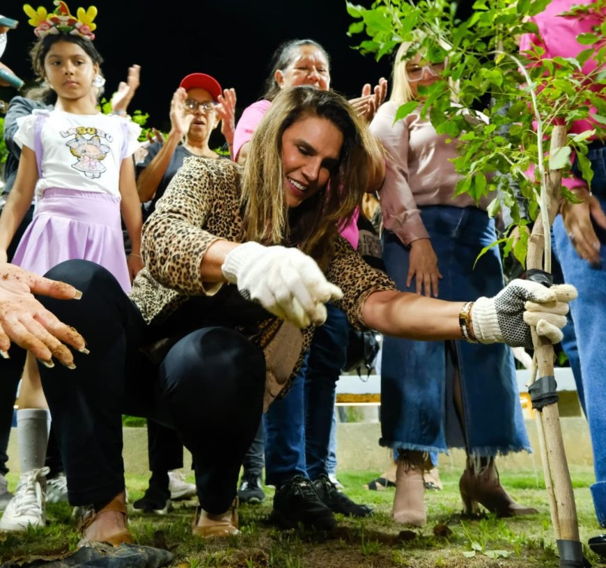 Ana Clara de Di Martino: “Recuperamos plazas y arborizamos la ciudad para el disfute de la familia”
