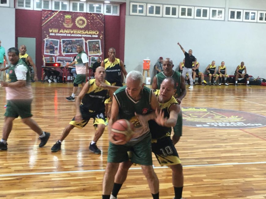 BASQUET MAS 60: Cayó el invicto de Leyendas de Ocumare