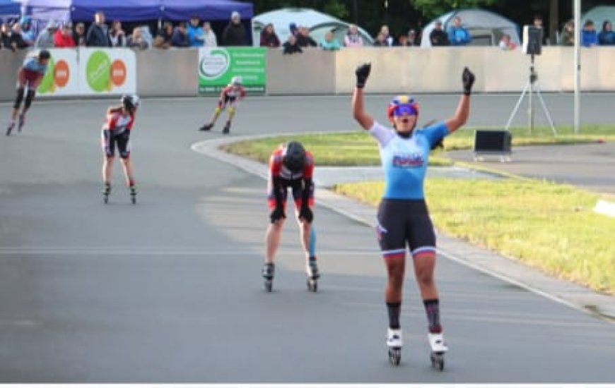 Patinadora venezolana Jessire Rivas ganó su octavo título en Europa