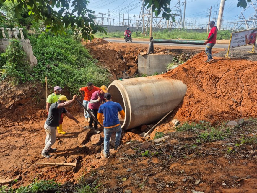 ZULIA: Gobernación sustituyó colector en el barrio Lilia Perozo de Maracaibo