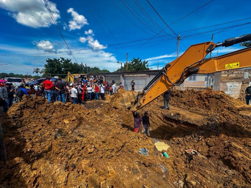 Barrio Calendario agradece al Gobernador Caldera sustitución de colector