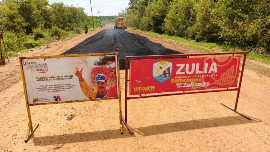 ZULIA: Gobernación rehabilitó 8 kilómetros de vialidad en La Tigra, municipio Mara