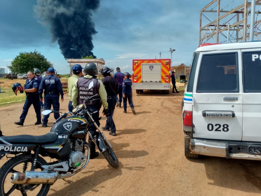 Gobernador Caldera: Equipos bomberiles de PDVSA y Mara controlan incendio en el Campo Palmarejo 