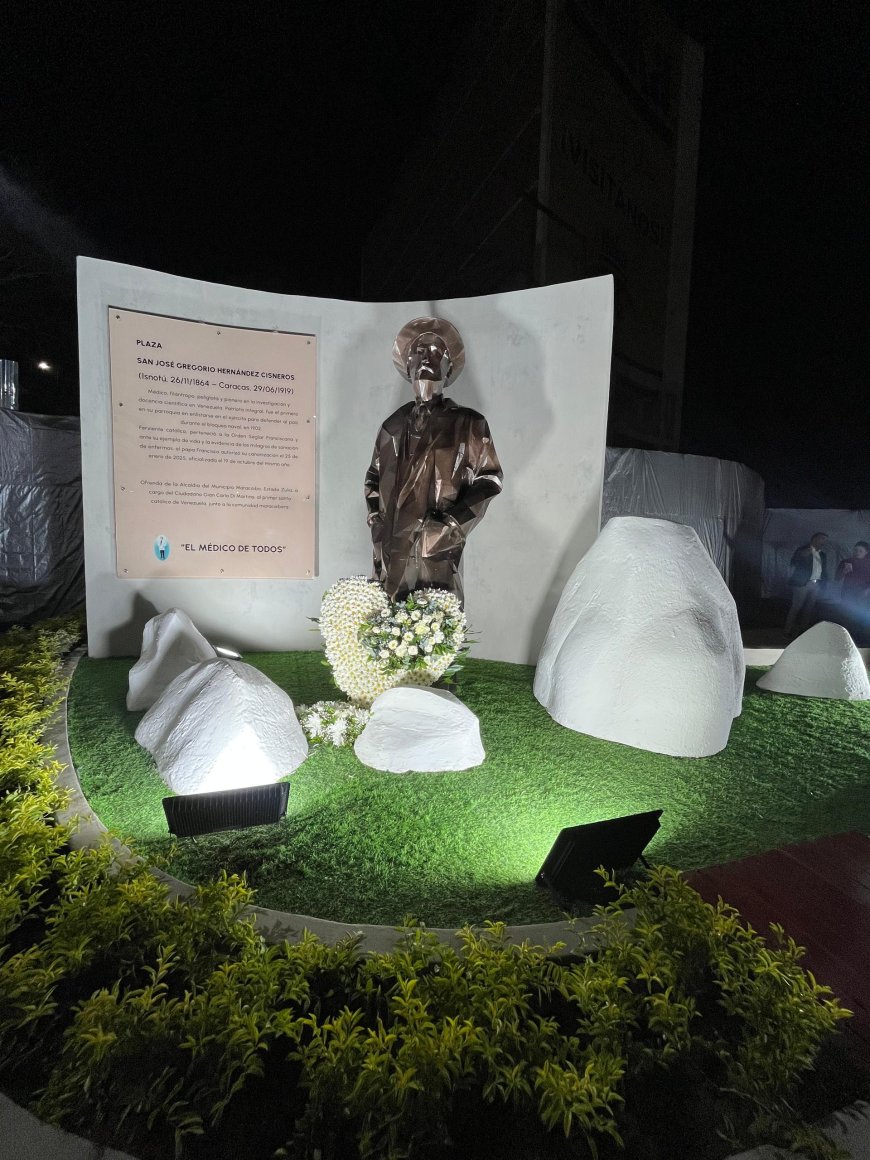 La Plaza San José Gregorio Hernández, tributo a la fe y devoción