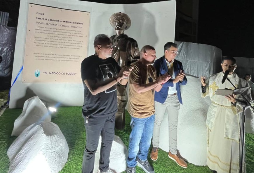La Plaza San José Gregorio Hernández, tributo a la fe y devoción