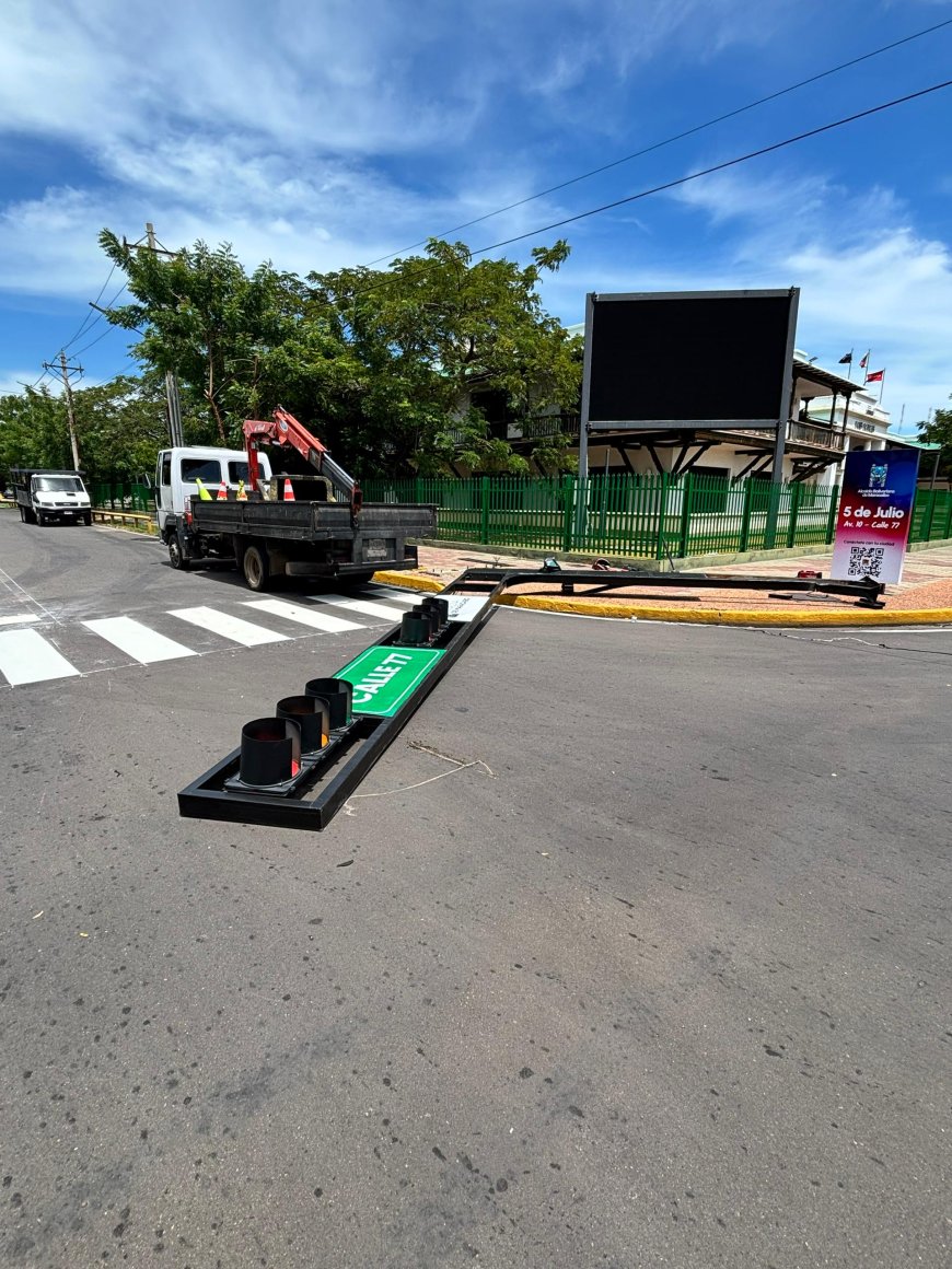 Los semáforos inteligentes invaden a Maracaibo