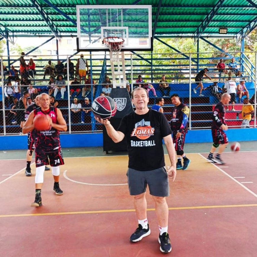 Róger Díaz encendió la mecha del baloncesto máster