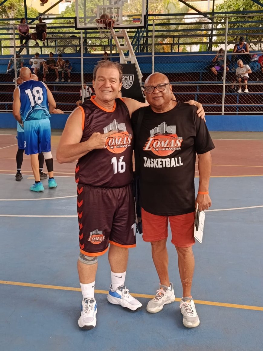 Róger Díaz encendió la mecha del baloncesto máster