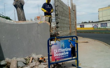 MARACAIBO: Alcaldía reconstruye pared lateral del Cementerio El Cuadrado