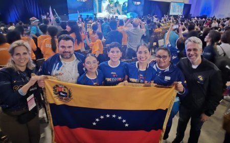 Zulia oro y plata en la Olimpiada Mundial de Robótica en Singapur 2025