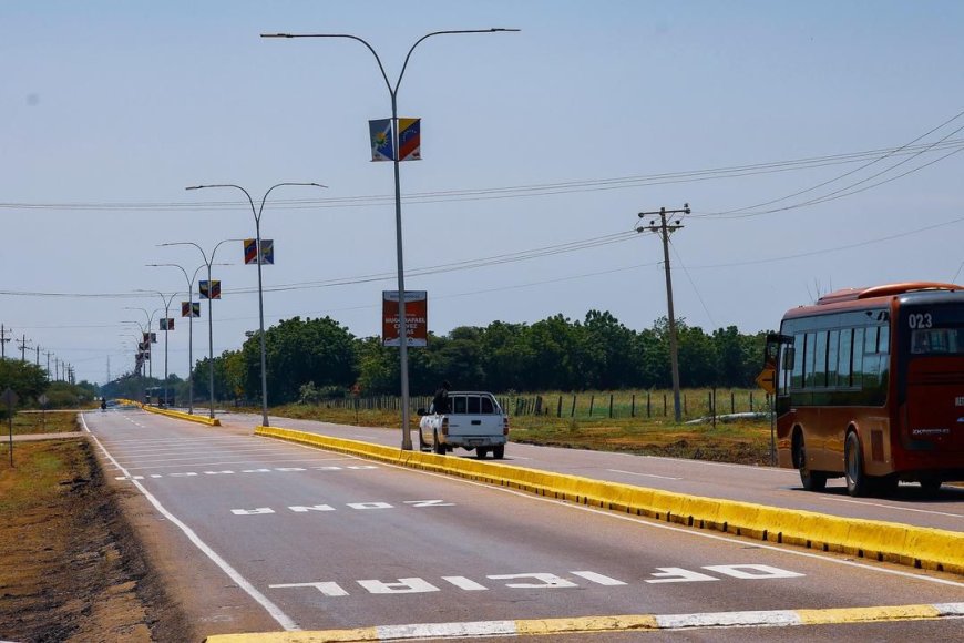 LA CAÑADA: Gobernador Caldera reinauguró 6 kilómetros del Corredor Vial Hugo Chávez