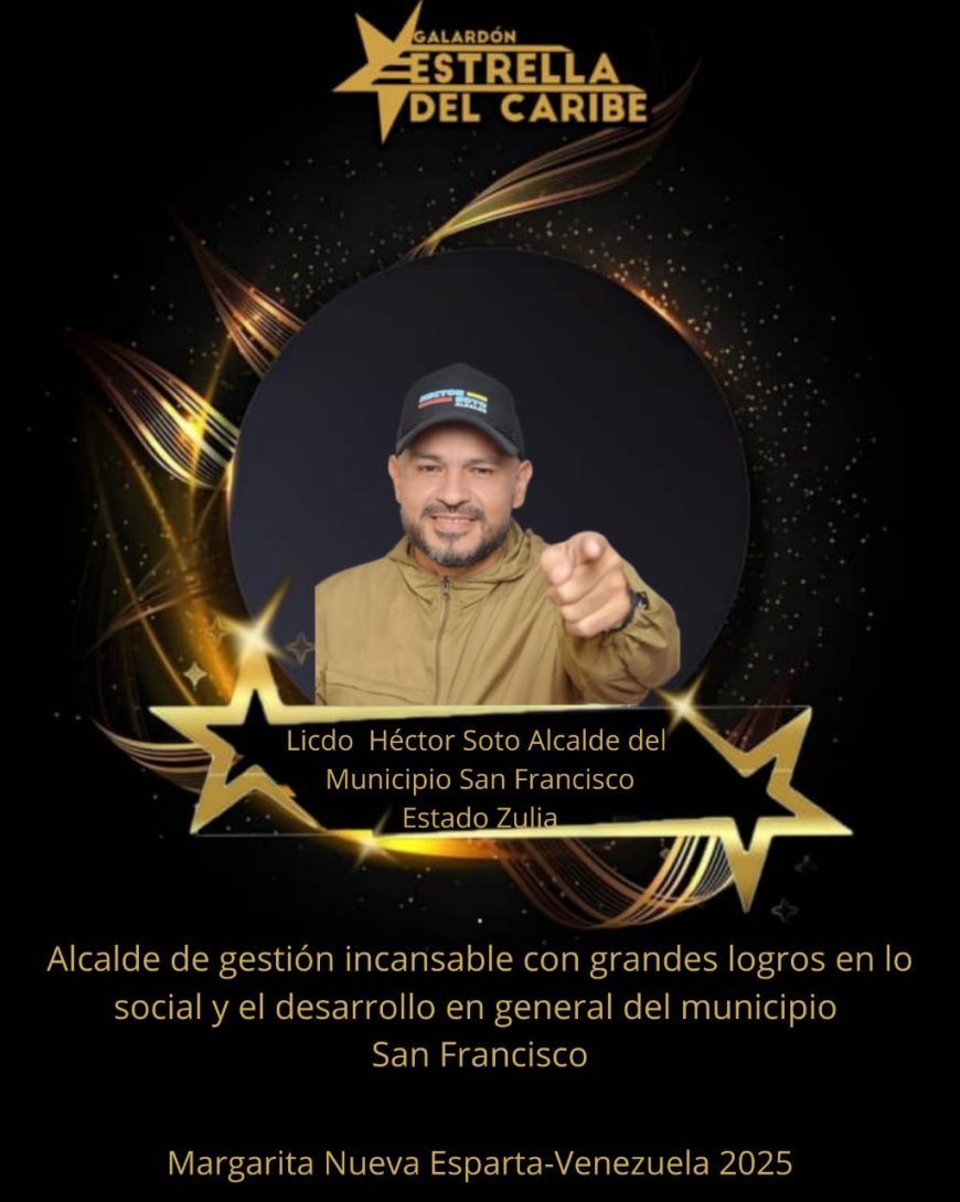 Galardón Estrella del Caribe para Caldera, Di Martino y Soto