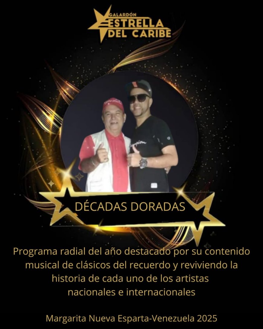 Galardón Estrella del Caribe para Caldera, Di Martino y Soto