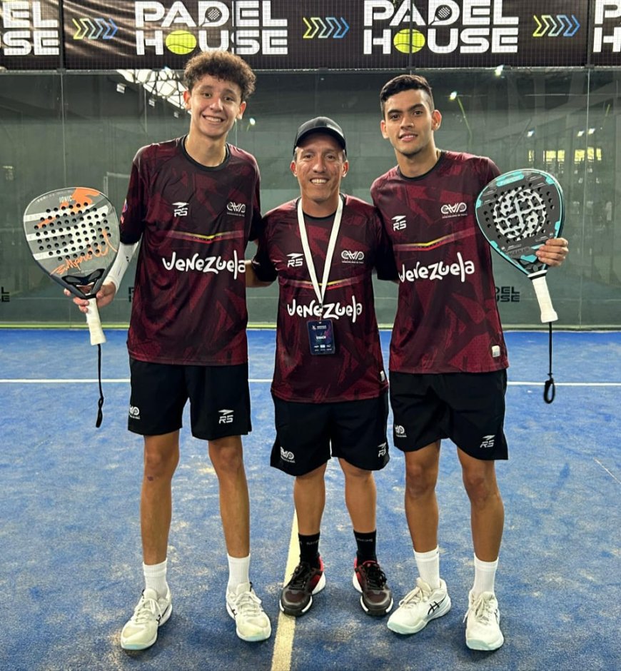 Padel vinotinto inició con buen pie el Panamericano de Argentina 