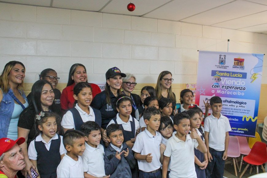 Otros 75 niños felices atendidos por el programa oftalmológico “Santa Lucía" de la Alcaldía