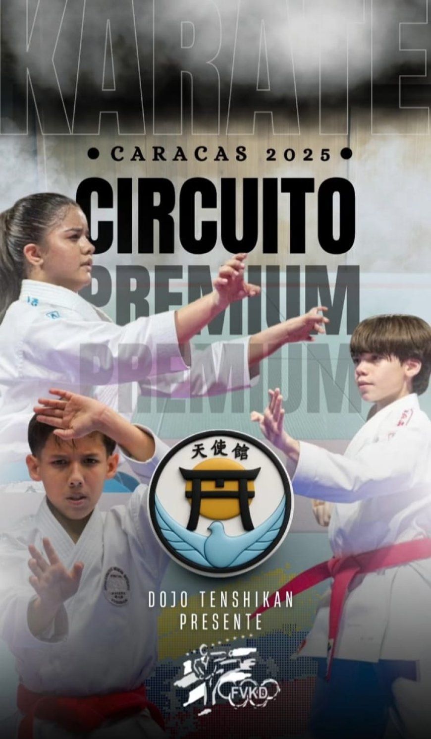 Dojo Tenshikan lidera convocatoria zuliana al Circuito Premium de Karate Do