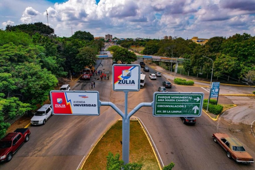 Luis Caldera no cesa en asfaltar las calles del Zulia
