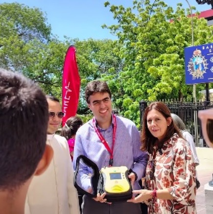 Primeros auxilios serán posibles en Basílica de La Chinita gracias a nuevo DEA
