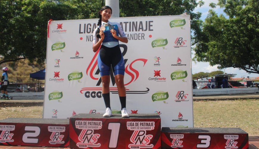 Patinadora venezolana Jessire Rivas brilló en Cúcuta en división superior 
