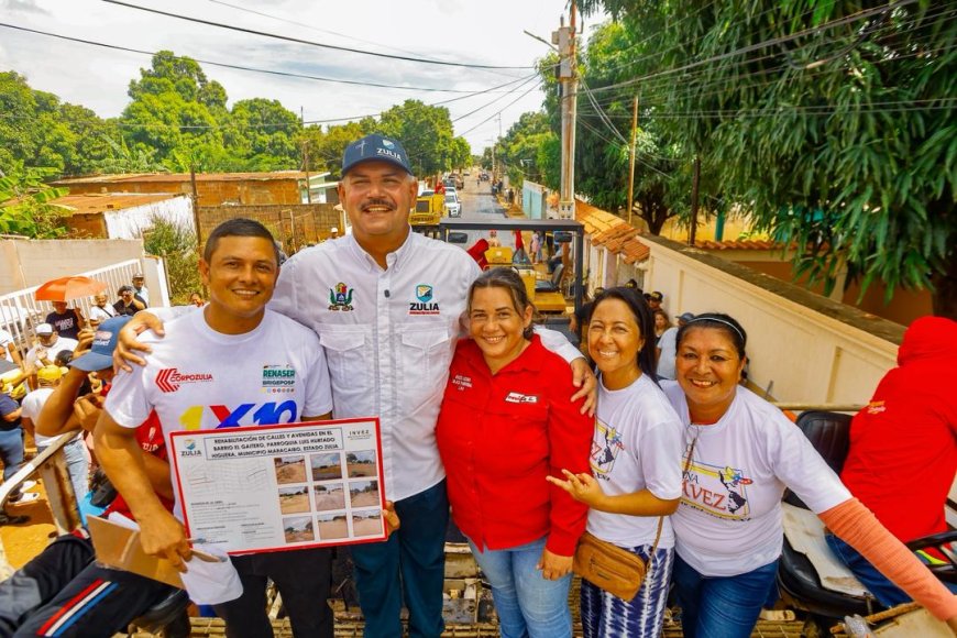 ¡TOLETAZO!: Caldera ha echado 300 mil toneladas de asfalto en 5 meses en el Zulia
