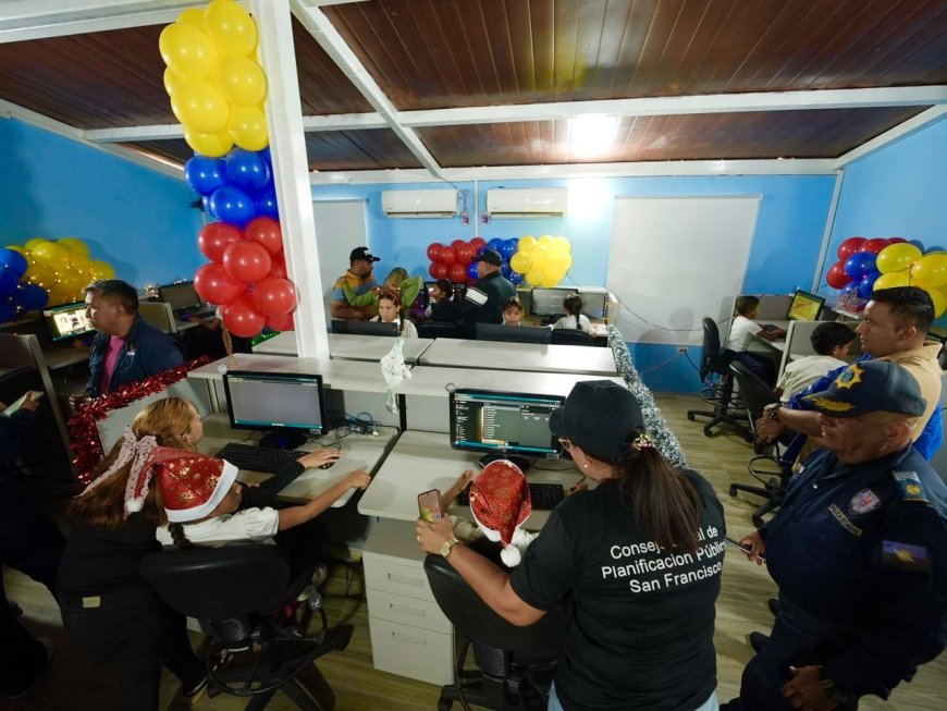 SAN FRANCISCO: Luis Caldera puso en marcha el Centro de Interconexión Comunal