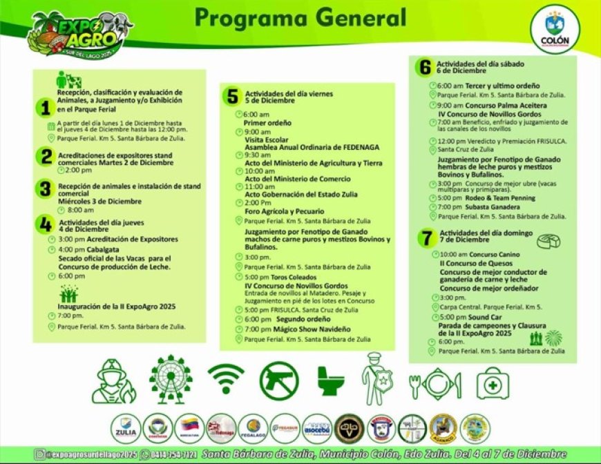 Expo Agro 2025 tendrá un rico programa cultural