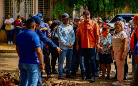Gobernador Caldera supervisó sustitución de colector en comunidad Club Hípico 1